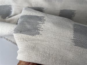 Møbelstof - flotte grå penselstrøg